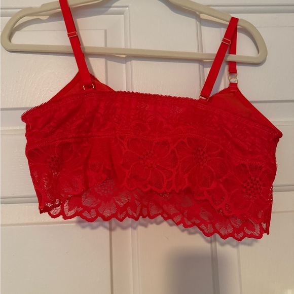 Aerie Red Lace Bralette - Picture 3 of 4